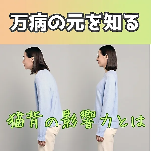 猫背は万病の元である。その理由とは?